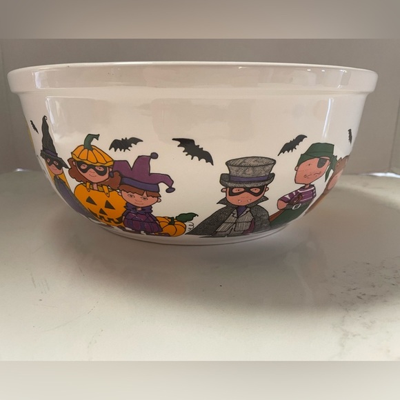 Vintage Goblins by Ursula Dodge Signature Halloween Trick or Treat Candy Bowl - Picture 2 of 4